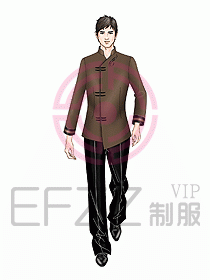 中餐服務(wù)員制服522