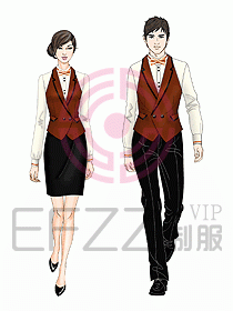 中餐服務員制服686