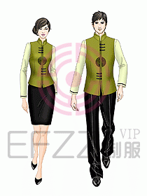 中餐服務員制服715