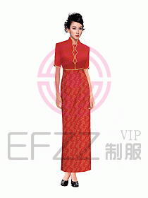 中餐迎賓制服009