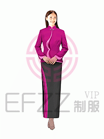 中餐迎賓制服008