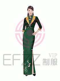 中餐迎賓制服034