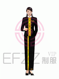 中餐迎賓制服041