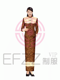 中餐迎賓制服044