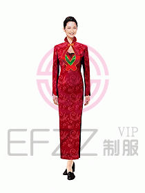 中餐迎賓制服046