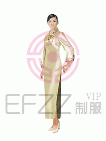 中餐迎賓制服055