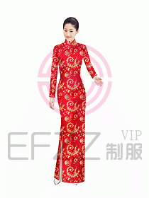 中餐迎賓制服083