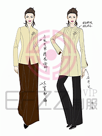 中餐迎賓制服185