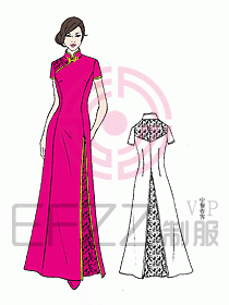 中餐迎賓制服187