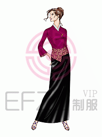 中餐迎賓制服189