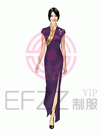 中餐迎賓制服204