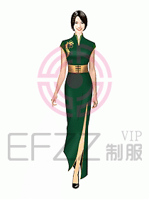 中餐迎賓制服214