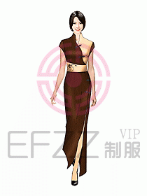 中餐迎賓制服216