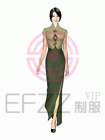 中餐迎賓制服220