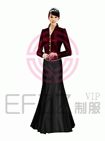 中餐迎賓制服302
