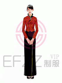 中餐迎賓制服313