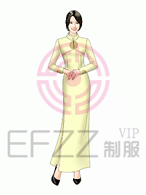 中餐迎賓制服347