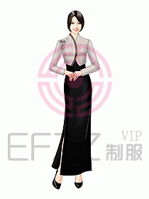 中餐迎賓制服348