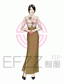 中餐迎賓制服349