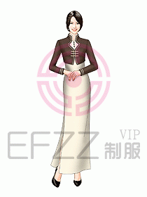 中餐迎賓制服358