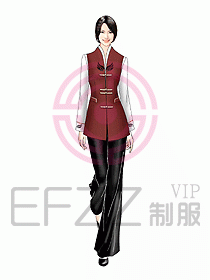 中餐迎賓制服360