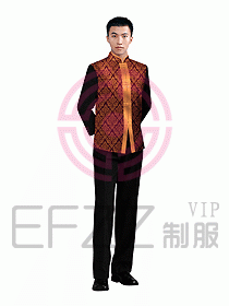 中餐服務(wù)員制服747