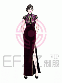 中餐迎賓制服425