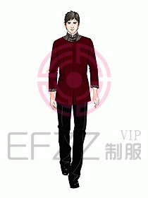 中餐服務員制服825