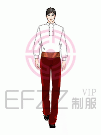 中餐服務(wù)員制服838