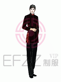 中餐服務(wù)員制服855