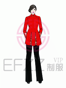 中餐服務(wù)員制服858