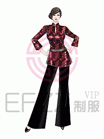 中餐服務員制服893