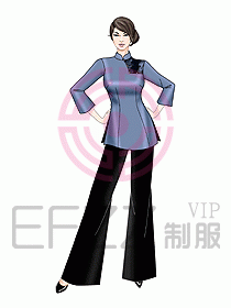 中餐服務(wù)員制服899