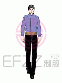 酒店中餐服務員制服設計914