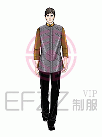 酒店中餐服務(wù)員制服設(shè)計(jì)924