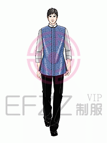 酒店中餐服務(wù)員制服設(shè)計(jì)926