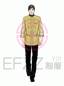 酒店中餐服務員制服設計932