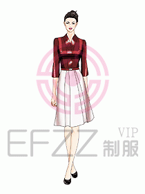 水療會所咨客制服154