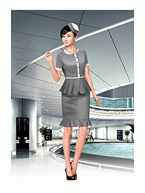 空姐服裝設計圖307