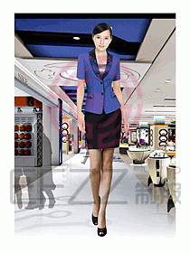 營業(yè)員制服754