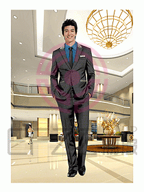 酒店經理部長制服153