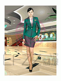 酒店前廳總臺制服325