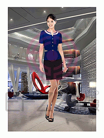 酒店前廳總臺制服355