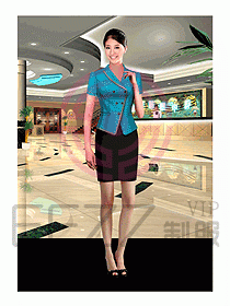 酒店前廳總臺制服362