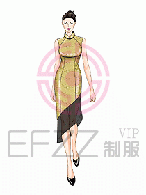 酒店制服中餐迎賓457