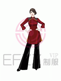 酒店中餐服務員制服938