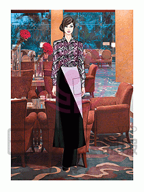 酒店西餐服務(wù)生制服497