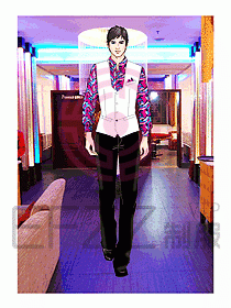 酒店西餐服務(wù)生制服505