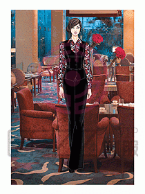 酒店西餐服務生制服508