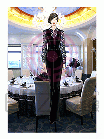 酒店西餐服務(wù)生制服510